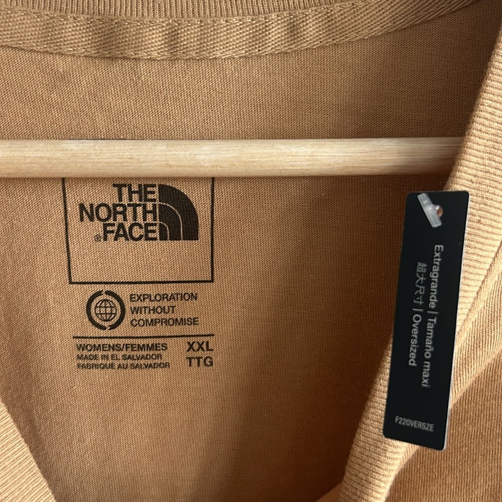 The North Face Women's Short Sleeve Tee in Tan - Picture 3 of 6